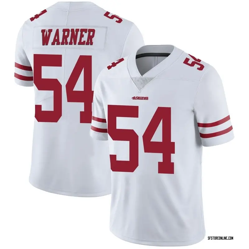 Men\'s San Francisco 49ers î€€Fredî€ î€€Warnerî€ White Limited Vapor Untouchable ...