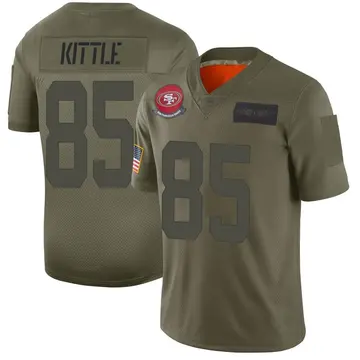 Youth San Francisco 49ers George Kittle Black Legend Color Rush Jersey By Nike