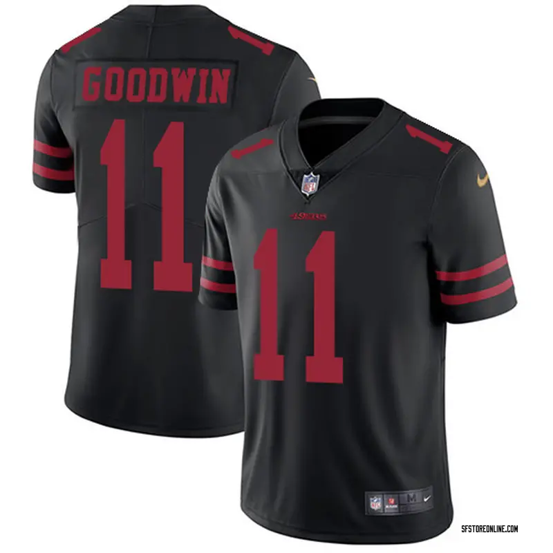 Men's San Francisco 49ers Marquise Goodwin Black Limited Jersey
