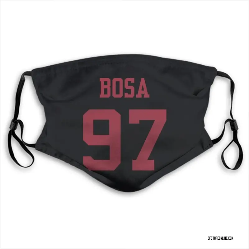 black 49ers jersey bosa