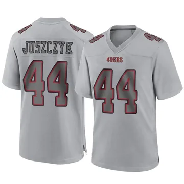 Youth San Francisco 49ers Kyle Juszczyk Gray Game Atmosphere Fashion Jersey By Nike