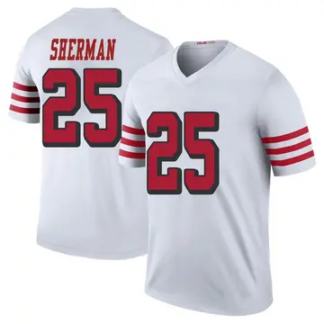 richard sherman 49ers jersey black
